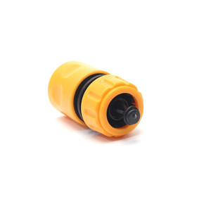 Acoplamiento de Conexión Rápida Han Da Water Stop ABS Amarillo de 4 Puntos para Lavadora de Autos - Product Image 1