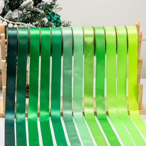 Cinta de Raso de Poliéster de Color Sólido de 2CM*100Y al por Mayor, Rollo de Cinta de Satén de una Cara, Colores Azul, 1 Pulgada, Lazos para Envolver Regalos - Product Image 5