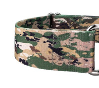 Oferta Especial: Collar Martingale Personalizado de Nylon Sólido para Perro, Ajustable, Acolchado, Duradero, de 1.5 Pulgadas, para Entrenamiento de Mascotas