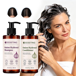 Tratamiento capilar orgánico vegano nutritivo e hidratante OEM/ODM, limpieza profunda para el cuidado de pelucas, champú y acondicionador con hidrosol de cebolla - Product Image 1