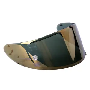 Tam yüz rüzgar geçirmez motosiklet kask Visor/Lens için motosiklet kaskları