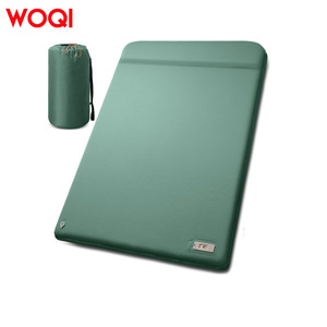 WOQI Matelas à fromage gonflable 3D portable pour 2 personnes Matelas de sol gonflable à remplissage d'air rapide pour la visite d'escalade pour les campeurs - Product Image 2