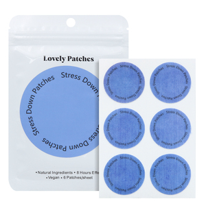 Custom Private Label Stress Down <strong>Patches</strong> Natural Herbal Relaxation <strong>Patch</strong> Vegan Anxiety Relief Stickers Wholesale - Product Image 1