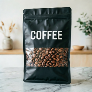 Sac d'emballage personnalisé pour aliments pour animaux de compagnie, fond plat, 500g, avec fermeture éclair, caractéristiques de <span class=keywords><strong>sécurité</strong></span>, pour aliments secs, avec fenêtre transparente - Product Image 1