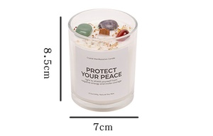Velas Aromáticas de Cera de Soja con Flores Secas Hechas a Mano y Personalizables, Velas en Forma de <span class=keywords><strong>Pilar</strong></span> para Regalo de Cumpleaños, Navidad, Día de San Valentín - Product Image 6