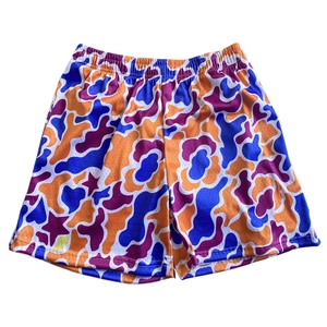 Peso pesado grueso por encima de la rodilla Streetwear 5 entrepierna 6 pulgadas entrepierna sublimación impresa para Hombre Pantalones cortos de malla de camuflaje personalizados con bolsillos - Product Image 3