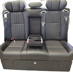 Nuevo Soporte para Piernas con Reposacabezas Eléctrico, Carga USB/Inalámbrica, Control Táctil, Asiento de Cuero de Lujo para Coche, para Conversión - Product Image 2
