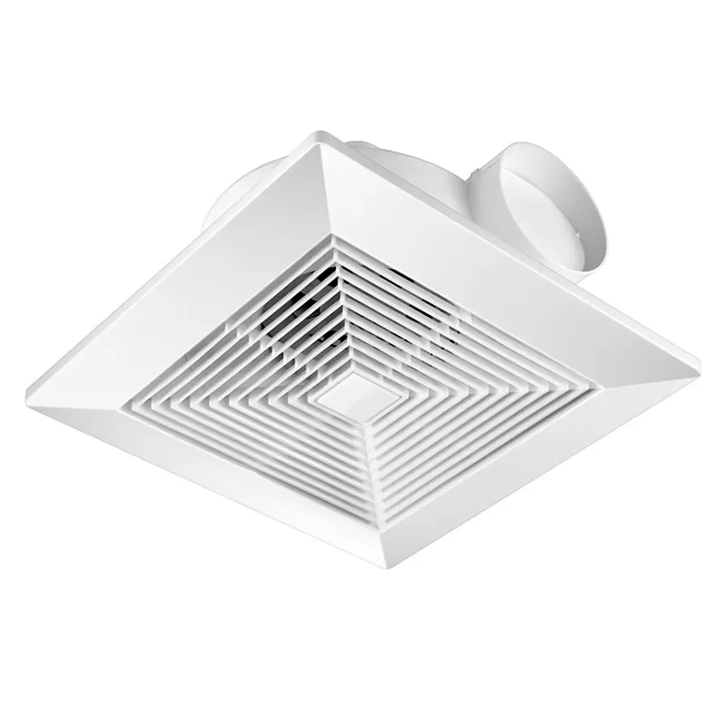 Ventilador de ventilación de succión de conducto de montaje en techo para baño interior de estilo moderno, extractor de plástico para el hogar, ventilador de escape para Cocina