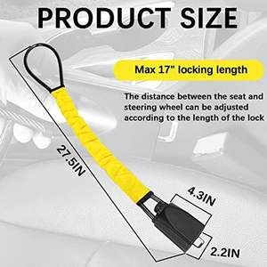 Dispositivo Universal Antirrobo <span class=keywords><strong>para</strong></span> Autos con Bloqueo Automático y 2 Llaves <span class=keywords><strong>para</strong></span> Camionetas/SUV/Furgonetas - Product Image 2