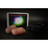 Ensemble de lumière de pouce en plastique professionnel-paire de tours de magie (blanc/vert/bleu/rouge) accessoires de magie de scène disparaissant magie Super légère