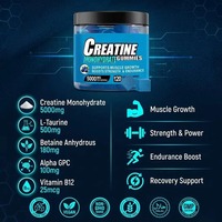 Compléments alimentaires OEM pour l'entraînement, gommes à la créatine monohydrate 5000 mg, gommes à la créatine énergisantes pour le sport, supplément de créatine