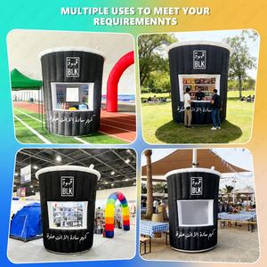 Decoración inflable barata con soplador de aire, puesto móvil personalizado inflable, diseño gratuito para centro comercial, promoción, eventos, exposiciones - Product Image 2