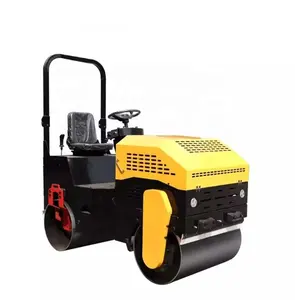 0.6ton 0.8ton 1ton 3 tấn 4ton Con lăn Máy đầm thép phía trước sau khi ghế cao su Lái xe đơn trống đường lăn