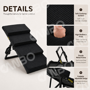 <span class=keywords><strong>Escalier</strong></span> pour chien CanboPet Dachshund pour chambre à coucher, <span class=keywords><strong>rampe</strong></span> pour lit, pliable, portable, réglable, <span class=keywords><strong>escalier</strong></span> pour canapé pour animaux de compagnie - Product Image 4