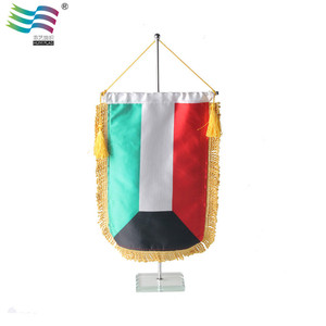 Gahumi Fanions Poteau en bois et support de table Taille drapeau national - Product Image 3
