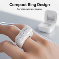 Anneau de commande intelligent avec étui de chargement, BT5.3 sans fil, pour défilement TikTok, retourneur de page et déclencheur d'appareil photo pour téléphone – Approvisionnement direct usine