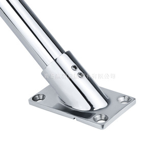 Supports de tube carré fixes à 90 degrés en acier inoxydable 316 pour accessoires d'auvent marin – Catégorie Supports - Product Image 2