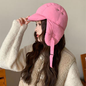 Fabrika fiyat çok renkler nefes delikleri sabit kulaklıklar sevimli Pilot şapka şapka tedarikçisi - Product Image 1