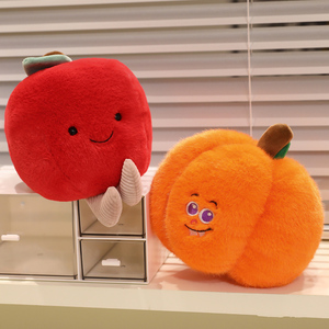 Joli jouet en peluche lavée en polyester, motif avocat et citron, animal en peluche, pendentif de sac à dos, breloque fruit - Product Image 4