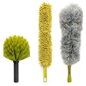 Huishoudelijke Cleaning Kit Microfiber Stofdoek Chenille Duster Spinneweb Borstel