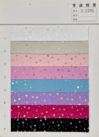 Cuir synthétique PVC imperméable et résistant à l'abrasion, motif pailleté imprimé spécial, 0,6-1,0 mm, pour trousses, sacs et cahiers