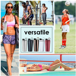 700ml Edelstahl Sport wasser flasche Vakuum isolierte doppelwandige Wasser flasche Weithals auslaufs icher hält kalt oder heiß - Product Image 6