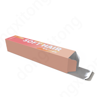 OEM Logo Personnalisé Kraft Rouge À Lèvres Tubes Mat Stratification Papier Boîte pour Rouge À Lèvres Baume À Lèvres Brillant À Lèvres Crème Visage Gaufrage Blush