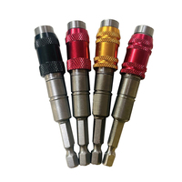 Embout de perceuse à vis magnétique à tige hexagonale de 1/4 pouces, Pivot de changement réglable, porte-embout de tournevis