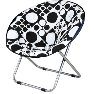 折叠半月椅子户外旅行折叠沙滩椅便携式舒适孩子椅子