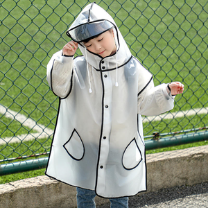 Vêtement de pluie pour enfants en gros, imperméable, doux, en <span class=keywords><strong>EVA</strong></span>, veste de pluie adorable pour filles, pour le camping, les voyages, la pluie - Product Image 4