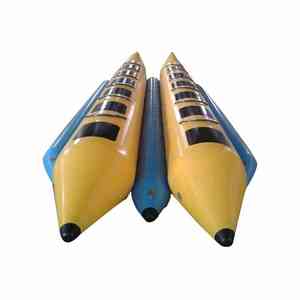 Personalizado de alta resistencia PVC inflable Banana pontones tubos boya Pedal barco agua de mar sin MOQ flotante equipo deportivo - Product Image 2
