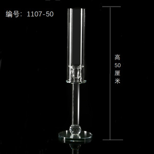 Tempat lilin pernikahan lengan tunggal, tempat lilin kristal bening buatan tangan gaya Eropa 3 buah buah - Product Image 6