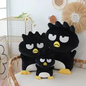 Cool Cartoon Character Soft Toy Cute Black Penguin Plush Toys Pillow