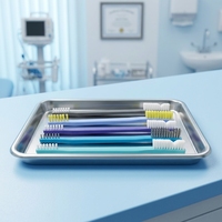 Brosse chirurgicale pour les mains en fil métallique AOQUN - Antibactérienne, résistante à l'usure, taille personnalisable, dispositif médical de classe I, certifié ISO13485