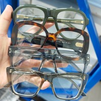 Monturas Ópticas de Acetato Grueso Mixto |   Bisagra de resorte |   Estilos Duraderos y Modernos |   Liquidación de Existencias, Gafas de Sol en Promoción