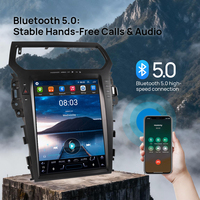 Reproductor de Android 14 para Auto, Estilo Tesla, para Ford Explorer 2011-2019, Radio Vertical, Estéreo, WIFI, BT, FM, AM, Reproductor Multimedia, Carplay