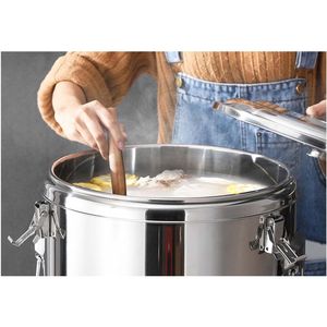 DB 35L ภาชนะใส่หม้อสแตนเลสสตีลเก็บความร้อนและเย็นพร้อมก๊อก - Product Image 4