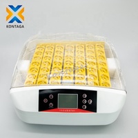 Incubateurs à œufs en plastique intelligents pour l'élevage de volailles, cailles et canards, 220-240V 80W, 42/56 œufs de poule, pour élevage