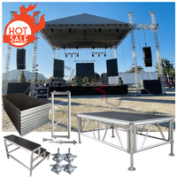 Concert Offre Spéciale épousant la plate-forme portative d'étape d'événement extérieur scène en aluminium de 4ft * 4ft 4ft * 8ft pour le mariage d'événements de concert
