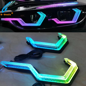 ไฟวงแหวนคริสตัล <span class=keywords><strong>LED</strong></span> 5D DRL แบบ B-deals M-style สำหรับ BMW F80 F82 F83 F30 F35 ไฟหน้า <span class=keywords><strong>LED</strong></span> อุปกรณ์ตกแต่งรถยนต์ ไฟส่องสว่างเวลากลางวัน - Product Image 2