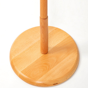 Porte-manteau portable en bois et métal pour vêtements et chapeaux - Product Image 4