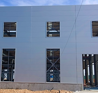 Kit de construction en structure métallique préfabriquée pour entrepôt, poulailler, hangar avec conception de soudure conforme aux normes ASTM/GB