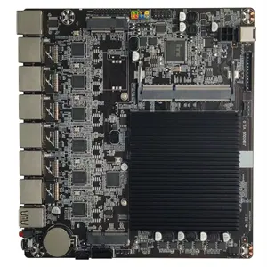 6 Lan J1900 J1800 Intel I225 Lan Chip Pfsense Bo Mạch Chủ Cho Tường Lửa An Ninh