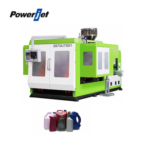 Powerjet 12L entièrement automatique 2 stations <span class=keywords><strong>10</strong></span> <span class=keywords><strong>litres</strong></span> bouteille jerrycan moule machine de moulage par soufflage - Product Image 2