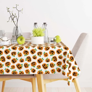 Hot Selling Spooky Halloween Tablecloth Pumpkin Spider <strong>Web</strong> <strong>Design</strong> for Party Table Decoration - Product Image 4