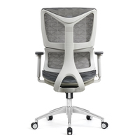 Chaises de bureau pivotantes avec accoudoirs 3D, base en aluminium, prix de gros d'usine, chaise de bureau exécutive moderne de luxe ergonomique entièrement en maille