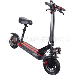Patinete Eléctrico de 10 Pulgadas con Motor sin Escobillas de 1000W, Plegable, Todoterreno, con Asiento, Iluminación LED, para Adultos, Uso en Exteriores - Product Image 2