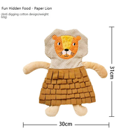 Jouet à mâcher en peluche en coton écologique interactif et qui couine, pour le nettoyage des dents, le jeu intérieur/extérieur, les promenades en voiture et le divertissement