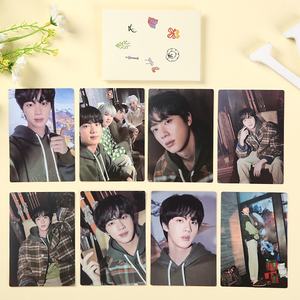 8 unids/set KPOP JIN SUGA Navidad Photocard alta calidad estilo INS Impresión de doble cara LOMO tarjeta JIMIN V JUNG KOOK regalos de la J-HOPE - Product Image 4