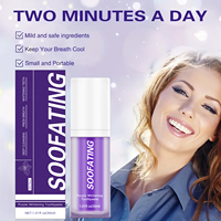Sérum Blanchissant Multi-Usages OEM V34 Violet Éclaircissant pour les Dents – Dentifrice qui Élimine les Taches Jaunes et Redonne de l'Éclat aux Dents
